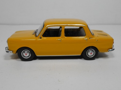 HACHETTE #28 1962 SIMCA 1000 1:43 4'' DIE-CAST TOY CAR UNFORGETTABLE CARS SERIES - Picture 5 of 12