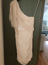 Alice And Olivia  silk dress Size XS Ivory