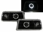 Sidekick ET/TA 88-98 Guide LED Halo Projector Headlight Black V1 for SUZUKI LHD