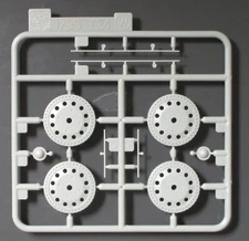 Dragon 1/35th Scale T-34/76 Mod. 1943 - Parts Tree W from Kit No. 6757