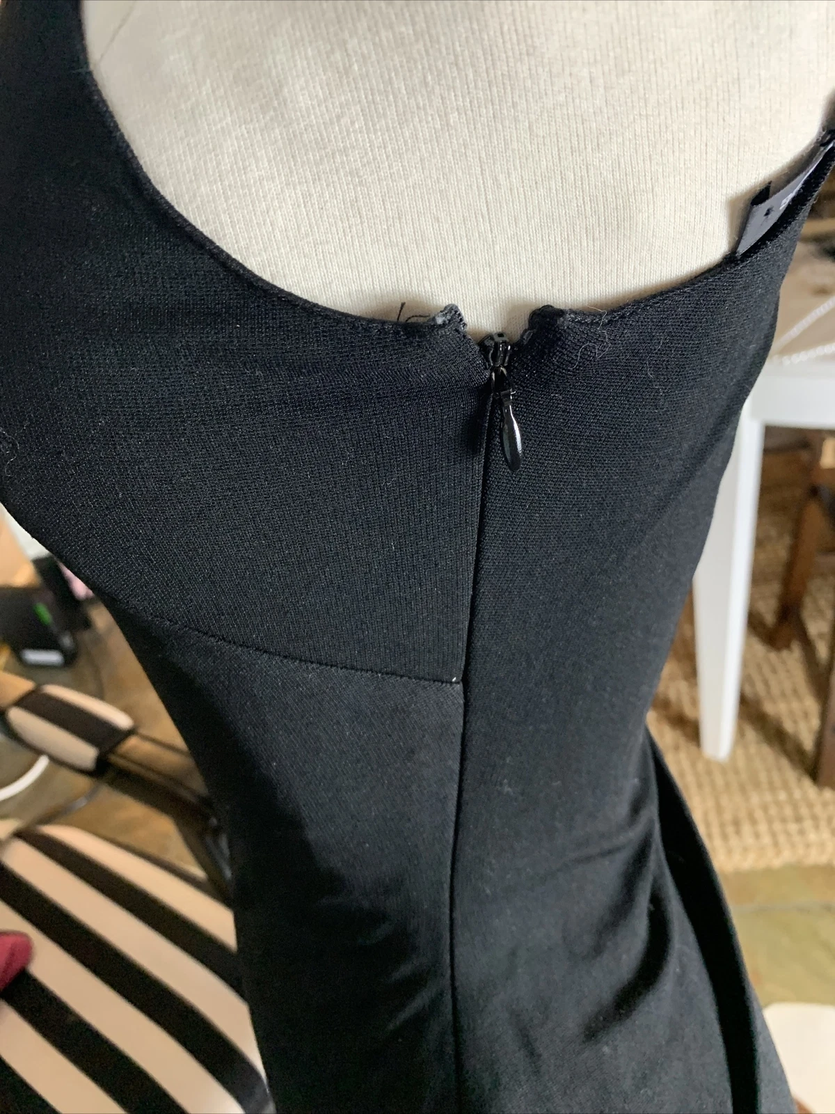 Abito Bodycon Alexander Wang Pre Autunno 2009 Maglia Celebrità Kardashian 2 Nero