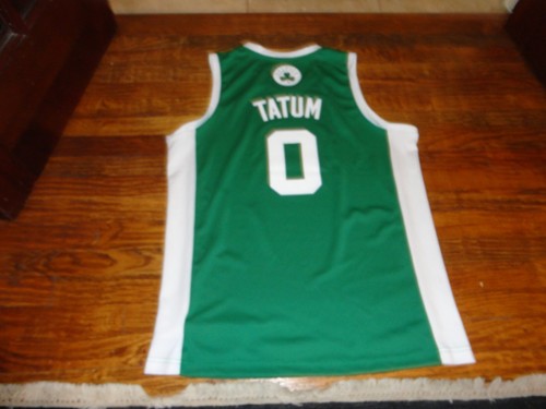 Green NBA Boston Celtics #0 Jayson Tatum NBA Screen Jersey Adult XL NICE - Picture 7 of 8