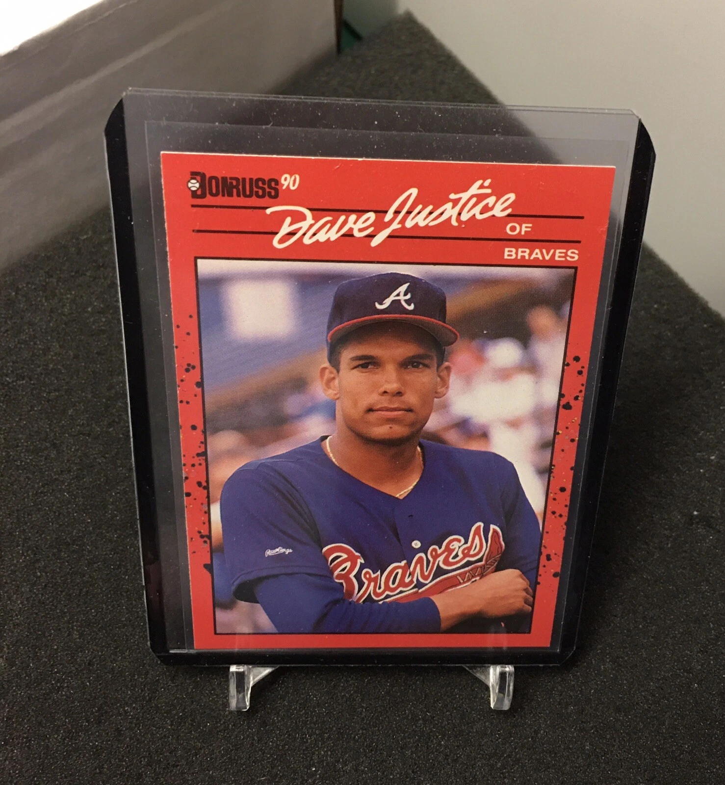 Dave Justice trading card