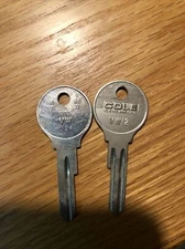 Vintage VW glovebox key. Uncut Key Blank. See Description