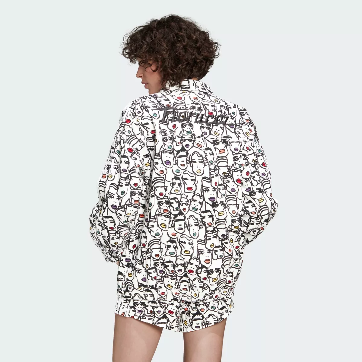 Adidas FIORUCCI HIGHLIGHT Jacket AOP track shirt sweat top
