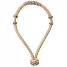 Tough-1 Red black natural 5/8" DELUXE RAWHIDE CORE BOSAL For horse show training