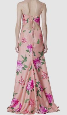 Carolina Herrera Floral-Print Ruched Silk Gown, Blush Multi, Women's, 2, Evening Formal Gala Gowns Mother of the Bride Groom Satin & Silk Gowns Carolina Herrera Floral-Print Ruched Silk Gown, Blush Multi, Women's, 2, Evening Formal Gala Gowns Mother of the Bride Groom Satin & Silk Gowns