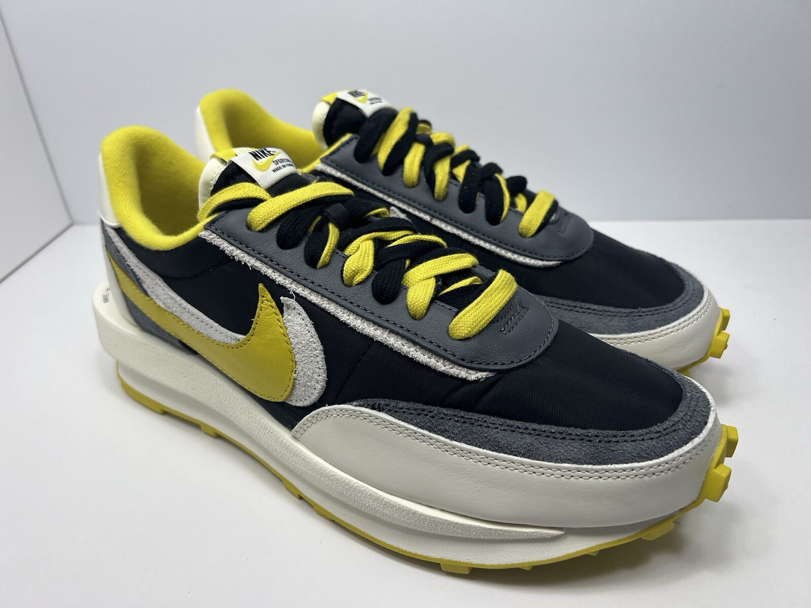 SACAI X NIKE NUOVISSIME Nike Sacai x Undercover x LDWaffle Nero Giallo DJ4877 001 Taglia 11