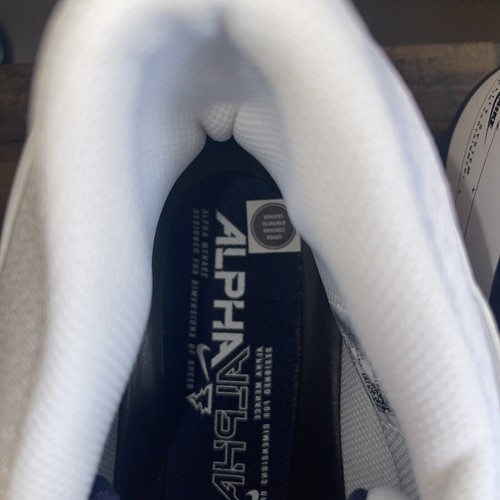 Men's Nike Alpha Menace Pro 3 Football Cleats Sz 11.5 White Navy CT6649-108, New - Picture 13 of 18