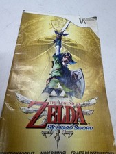 The Legend of Zelda Skyward Sword Manual Nintendo Wii Original Booklet
