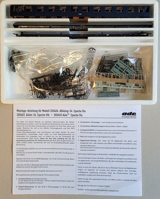 ADE 330404/5 Personenwagen AB4ümg der  DB   H0 1:87   Bausatz