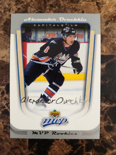 2005 UD MVP #394 ALEXANDER OVECHKIN Capitals Rookie RC Mint Capitals GOAT