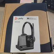 Poly Savi 8220-M Office Stereo DECT 1920-1930 MHz Headset TAA 7s4b6aa aba 