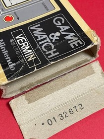 Game & Watch VERMIN Tested and Working