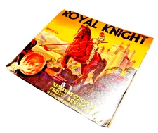 Royal Knight Citrus Crate Label – 1920s Sunkist Redlands Co-Operative Fruit Asso