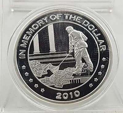 In Memory of the Dollar | .999 Silver 1oz Rounds |  Strength, Security