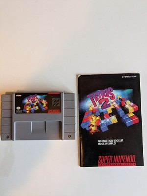 Tetris 2 NES (Nintendo Entertainment System, 1993) Authentic Cart + Manual
