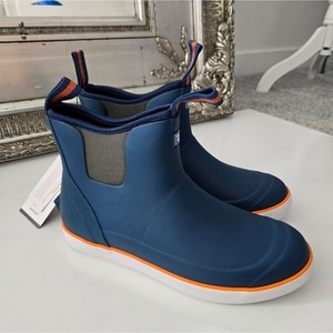 TRUDAVE MENS ANKLE DECK BOOTS. Blue. Size 8. New.EASY PUT ON AND OFFBREA… Trudave Ankle Waterproof Insulated Deck Boots – WaveLock  main image 4
