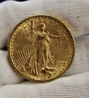 1908 US $20 Saint Gaudens Double Eagle Gold Piece Unc in