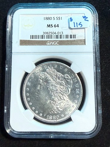 1880 S MORGAN DOLLAR NGC MS 64 013