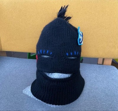 Rare Vivienne Westwood Mohawk Balaclava Knit Hat Beanie Black Orb