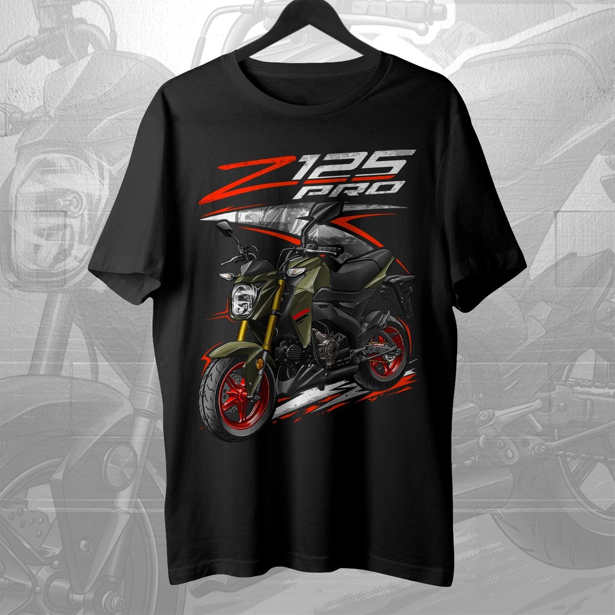 Kawasaki Z125 Pro 2016-2025 Motorcycle T-Shirt for Riders | eBay