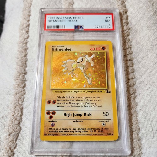 Hitmonlee (Unlimited) graded PSA 7 for sale on eBay