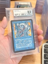 BGS 8.5 MAGIC THE GATHERING 1993 ALPHA WALL OF AIR MTG psa cgc