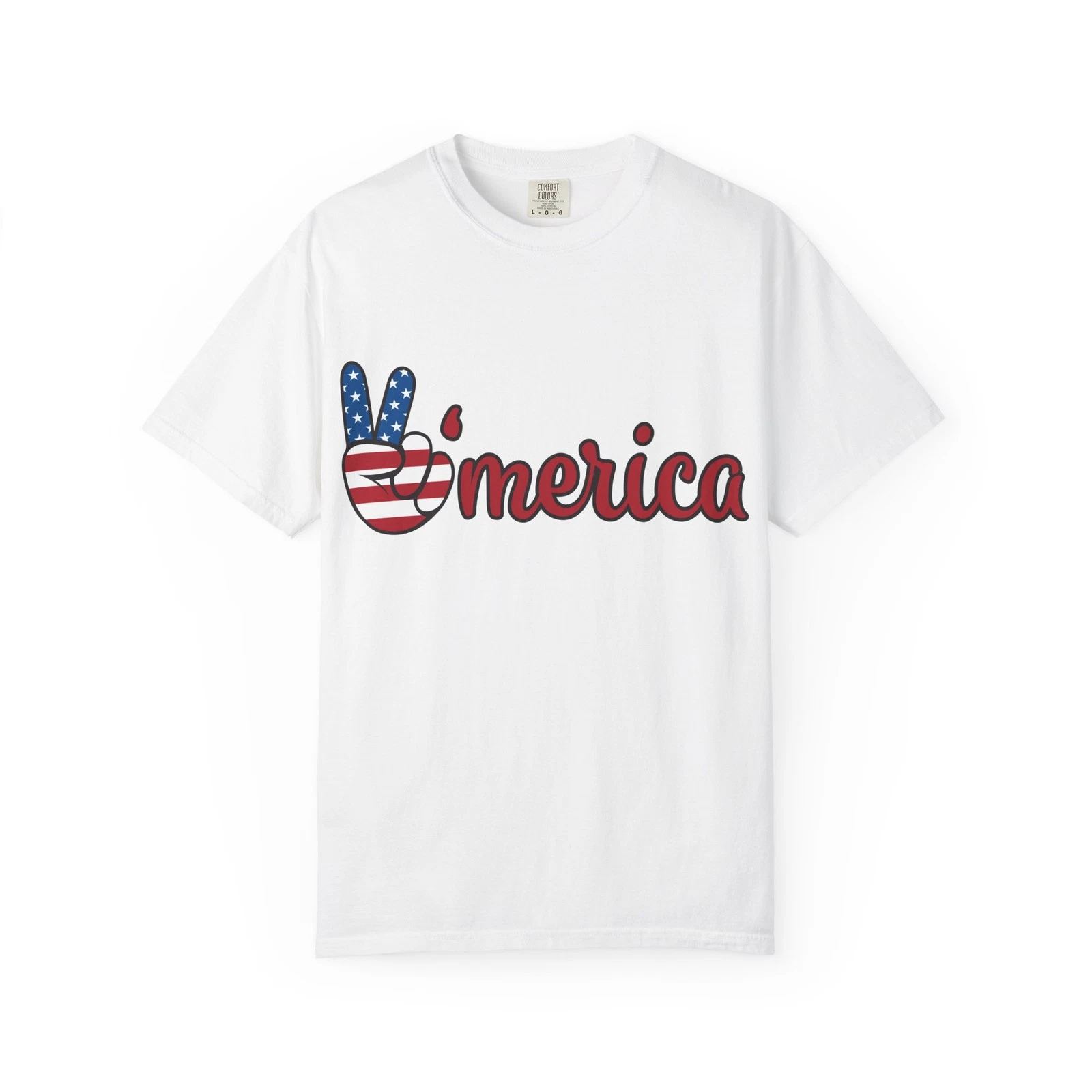 Patriotic Peace & Love Tee, USA T-Shirt, Summer Casual Wear, Fourth of [...]
