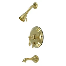 Kingston Brass KB363.0AL Restoration Tub and Shower Trim Package - Brass
