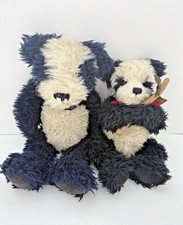 Vintage Boyds Bears Dewey P Wongbruin 16   Chopsticks Panda 12  Plush Retired