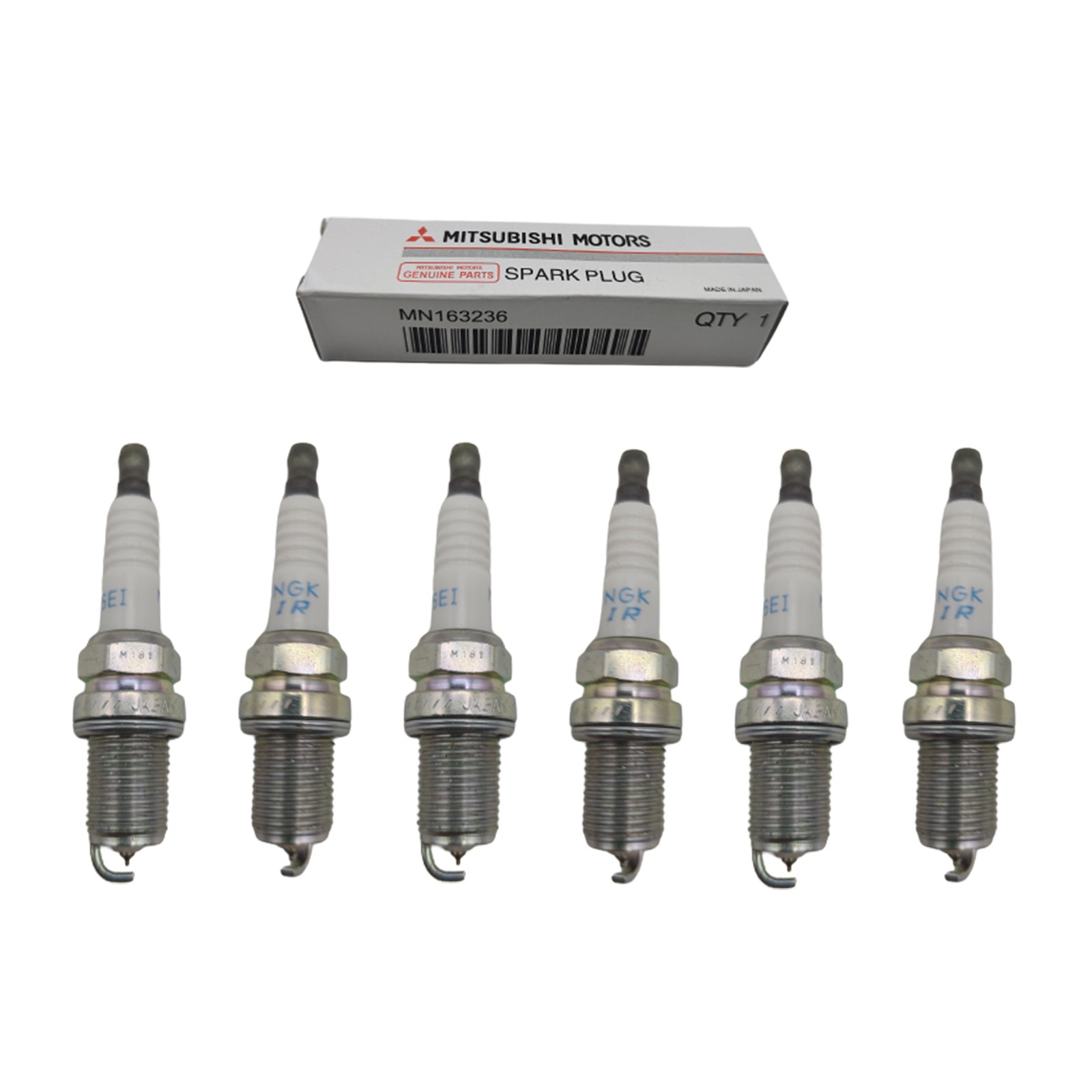 NGK Laser Iridium Spark Plug Set 6 Pieces FR6EI For Mitsubishi Lancer 2.0 L4