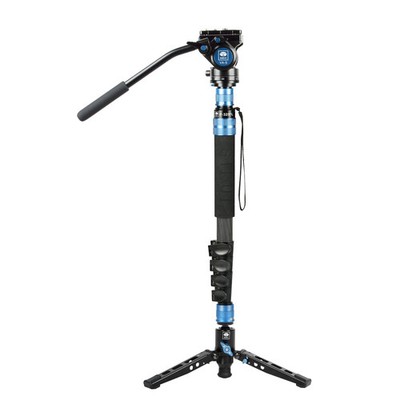 SIRUI P-325FL Carbon Einbeinstativ 178 cm mit Standspinne + Videoneiger VA-5 by