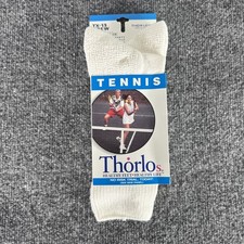 Vintage Tennis Socks 1998 Thorlo TX-13 Padd's Foot Equipment Men's SZ 9-12.5 USA