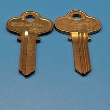 Cole National CO3 Key Blanks Cleveland Ohio Lot Of 2 USA NOS Locksmith 