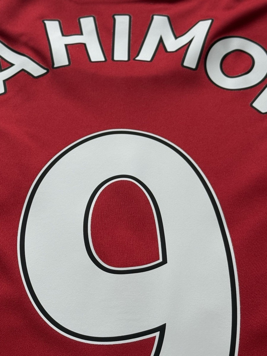 2016/17 Manchester United Home Jersey #9 Ibrahimovic XL