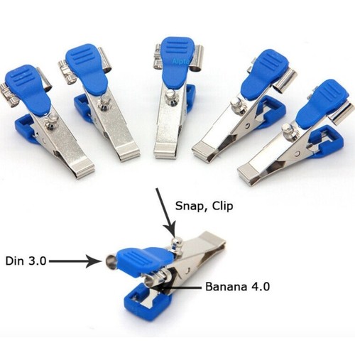  Clip metallo veterinario multifunzione 10 pz/lotto elettrodo ekg animali o animali domesticiNuovo - Foto 5 di 8