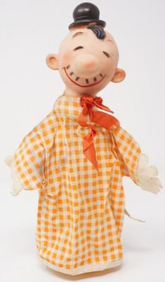 1950's Popeye Carton Wimpy Hand Puppet Gund Segar Comic Max Fleischer 