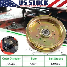 88663 Finish Mower Idler Pulley for Bush Hog 5-3/4" Diameter 5/8" Bore 1-1/16"