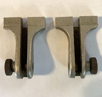 L.S. Starrett Tool Co No. 111 Stair Gauge Fixtures 2 PCS 