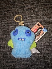FUGGLER Funny Ugly Plush Monster Keychain Keyring COD FATHER BNWT