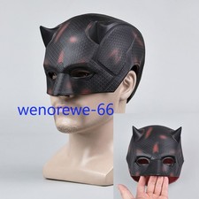 1PC Black Daredevil Reborn Mask 3D Soft PVC Cosplay Helmet Halloween Mask Props