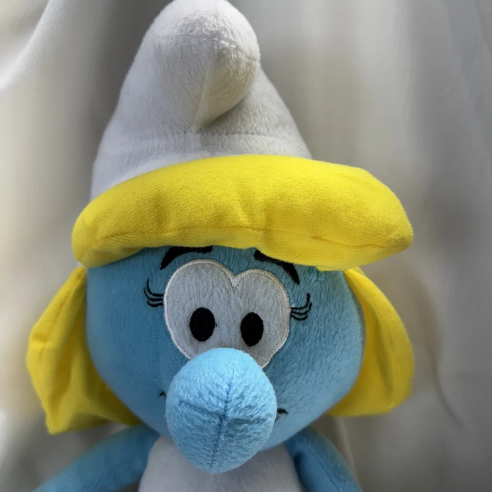NANCO Smurf SMURFETTE Stuffed Plush 2011 Collectible THE SMURFS 11" N - Image 2 of 4