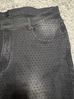 RtA Men’s Rhinestone Black Dark Wash Skinny Denim Jeans — photo 5