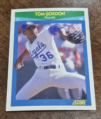 1990 Score Rising Stars Kansas City Royals #1 Tom Gordon RC 