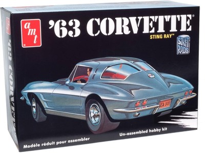 Platz Mpc 1/25 1963 Chevrolet Corvette Stingray Plastikmodell Amt861 (Auto)