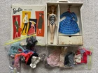 1959 Vintage Ponytail Barbie Original Clothes with Carrying Case and Accessories