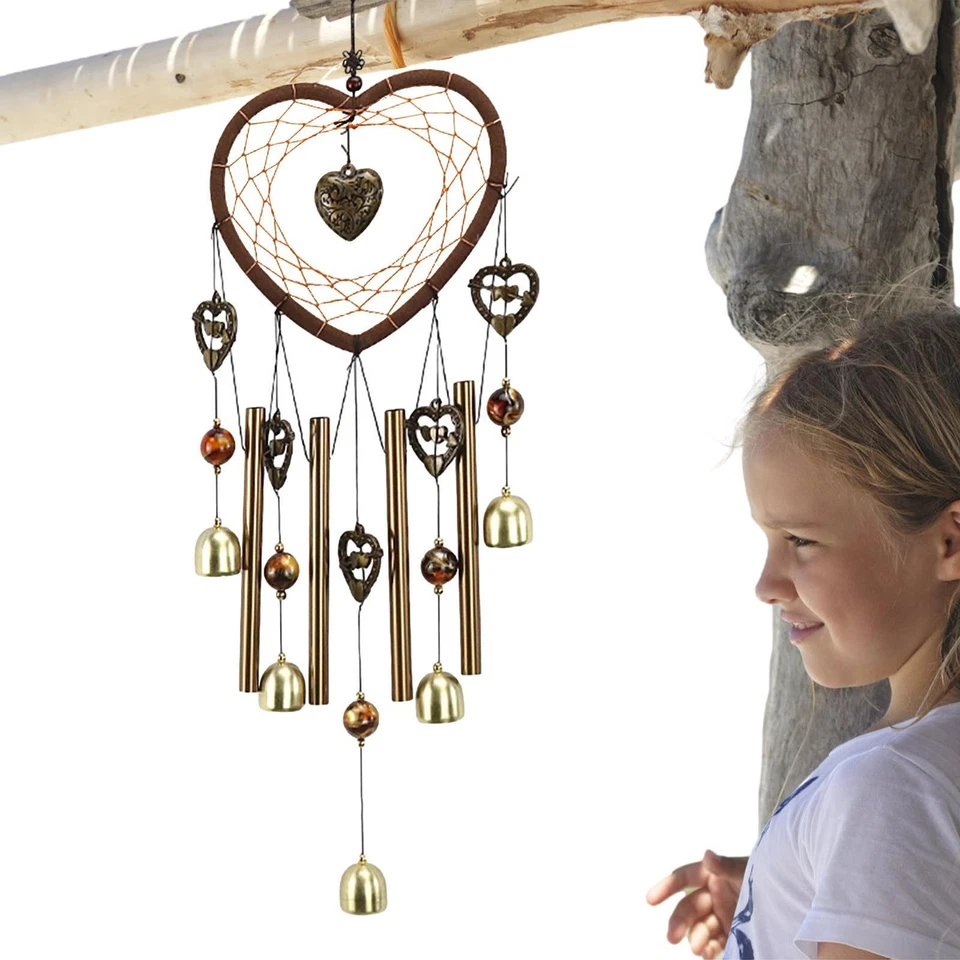 Campanas de viento atrapasueños campana de viento campanas de viento interior hogar colgante decoración Foto 3 de 4