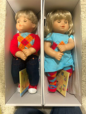 American Girl Bitty Baby Bitty Twins 15in Blonde Doll Lot w/ Outfit Book 2008