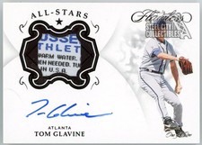 Tom Glavine 2019 Panini Flawless All-Stars Tag Patch Autograph Card #AS-TG 1/1